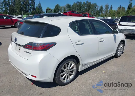 2011 Lexus Ct 200H Premium из США, поврежденный, VIN JTHKD5BH7B2042166